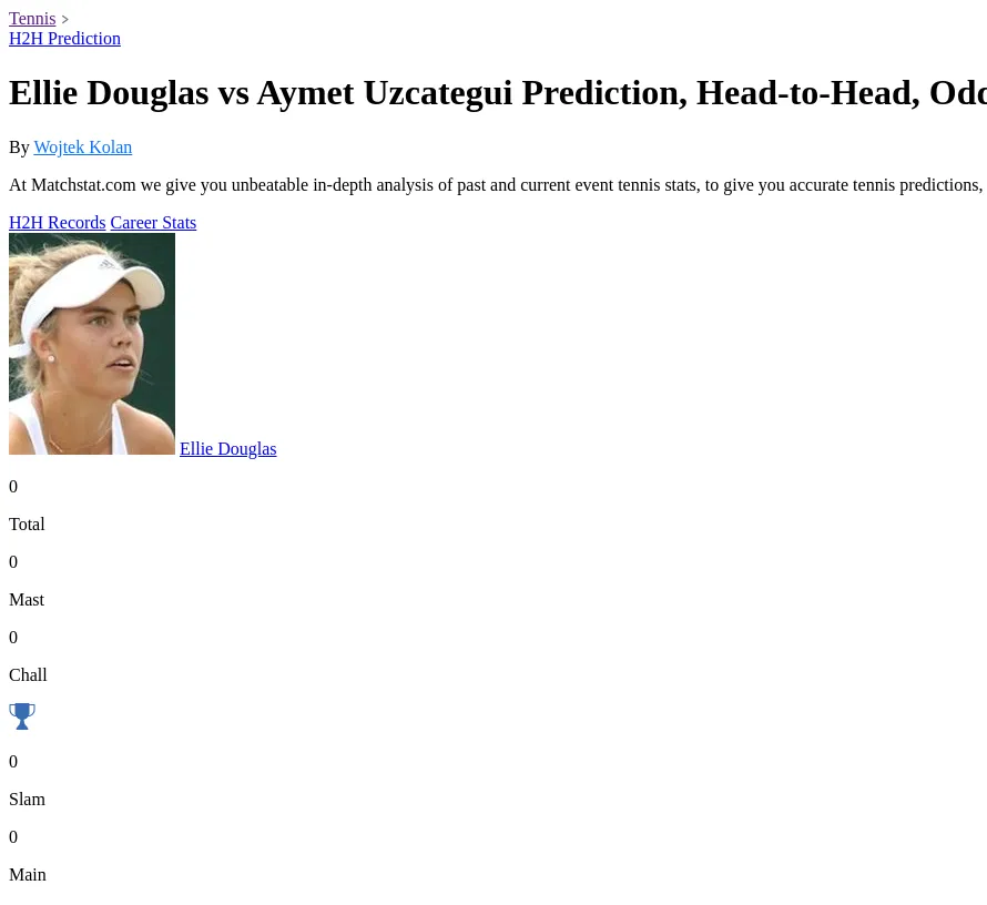 Ellie Douglas Aymet Uzcategui Prediction Stats 